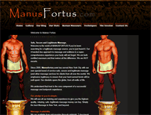 Tablet Screenshot of manusfortus.com